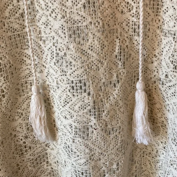 Lagaci Boho Cream Cover Up L/XL - Picture 3 of 5